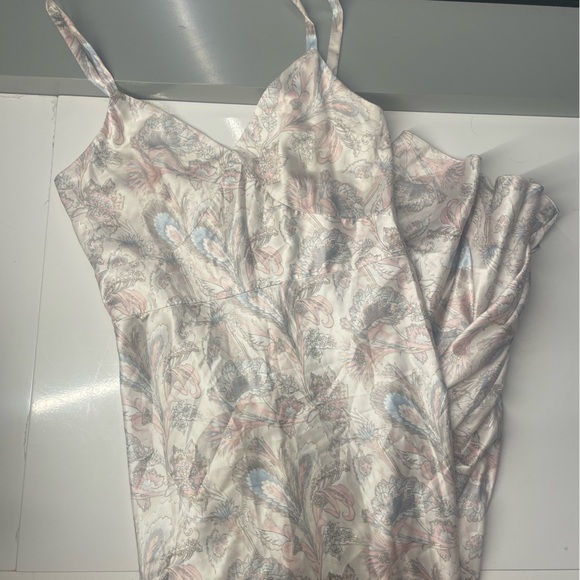 NWOT Polo Ralph Lauren Addison Silk Patterned Maxi Dress Sz 8 - Picture 4 of 6